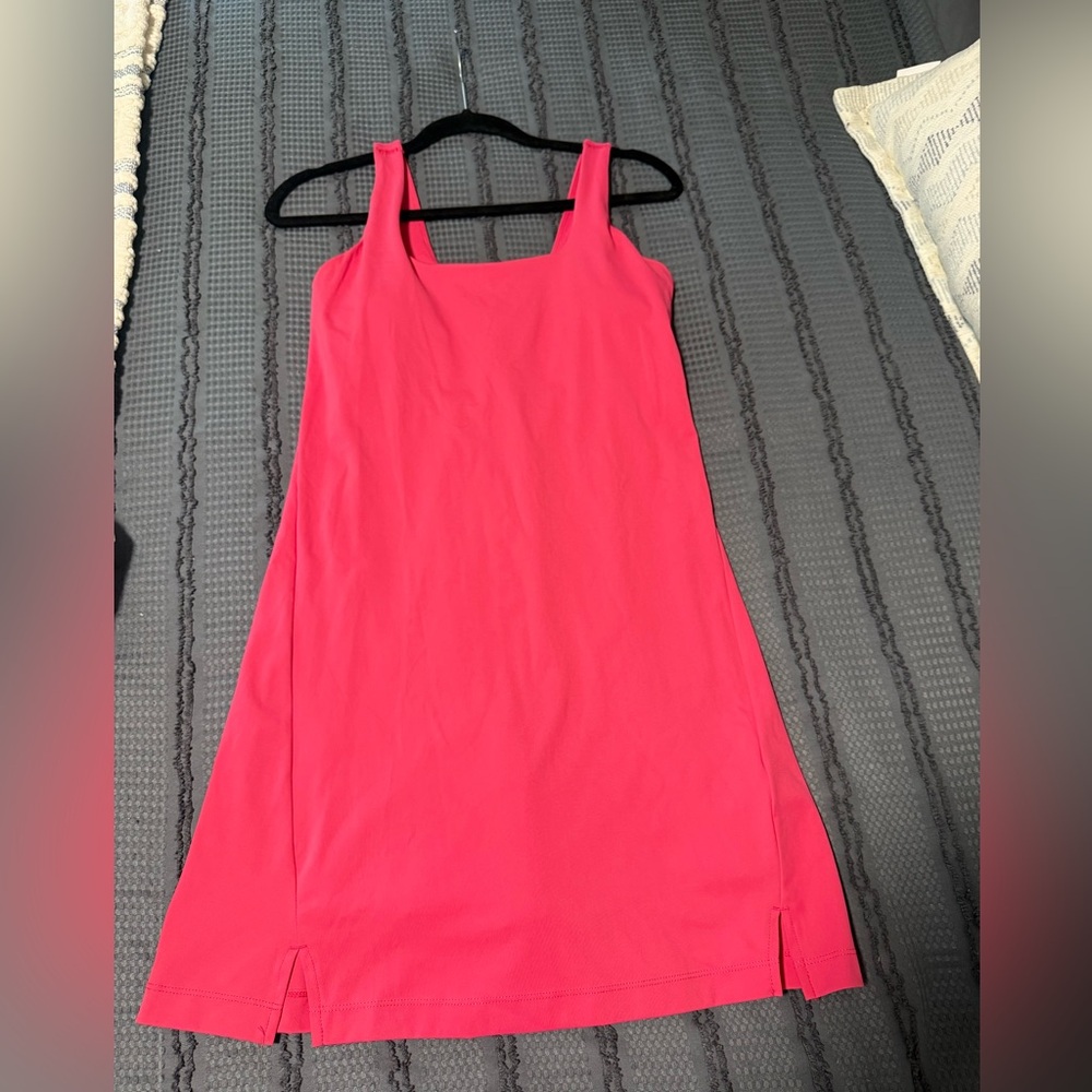 Old Navy Hot Pink Sleeveless A-Line Dress